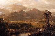 Frederic Edwin Church Mountains of Ecuador Sweden oil painting artist